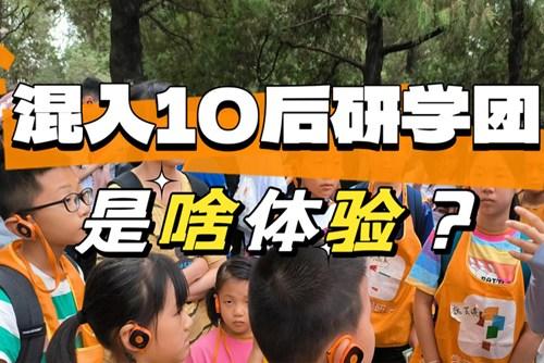 90后大龄儿童混进10后研学团，被教育了……